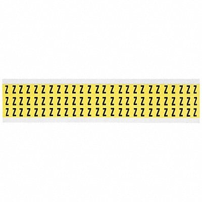 Letter Label Z 1/2in.Hx11/32in.W Vinyl