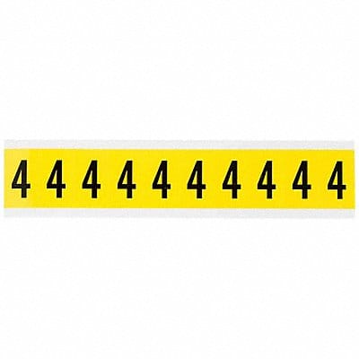 Number Label 4 1-1/2in.Hx7/8in.W