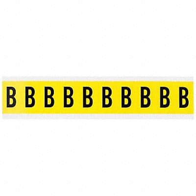 Letter Label B 1-1/2 Hx7/8 W Vinyl PK10