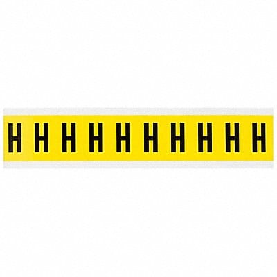 Letter Label H 1-1/2in.Hx7/8in.W Vinyl