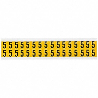 Number Label 5 3/4in.Hx9/16in.W Vinyl