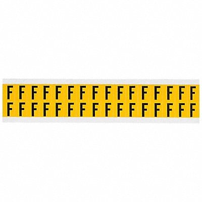 Letter Label F 3/4in.Hx9/16in.W Vinyl