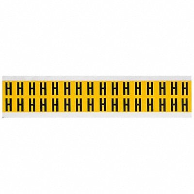 Letter Label H 3/4in.Hx9/16in.W Vinyl