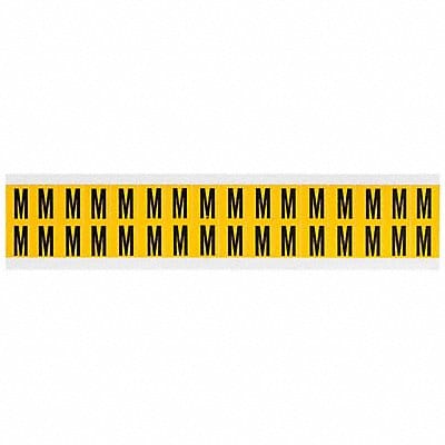 Letter Label M 3/4in.Hx9/16in.W Vinyl