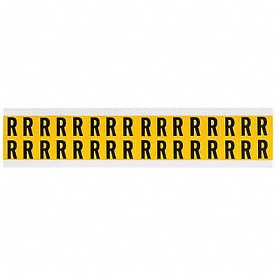 Letter Label R 3/4in.Hx9/16in.W Vinyl