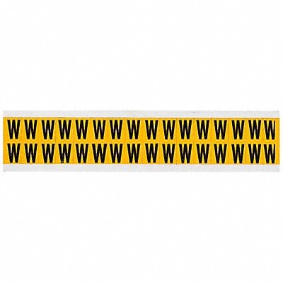 Letter Label W 3/4in.Hx9/16in.W Vinyl