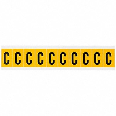 Letter Label C 1-1/2in.Hx7/8in.W