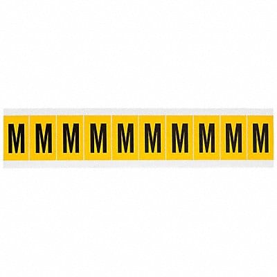 Letter Label M 1-1/2in.Hx7/8in.W