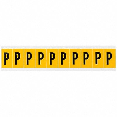 Letter Label P 1-1/2in.Hx7/8in.W