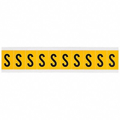 Letter Label S 1-1/2in.Hx7/8in.W