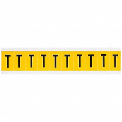 Letter Label T 1-1/2in.Hx7/8in.W Vinyl