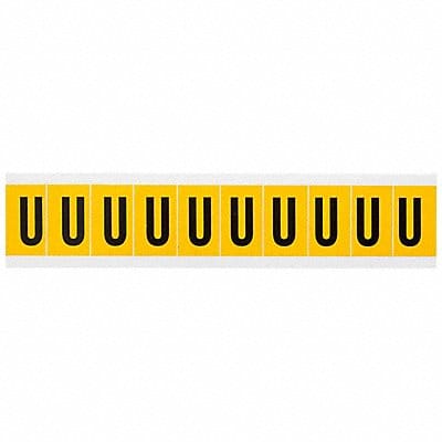 Letter Label U 1-1/2in.Hx7/8in.W