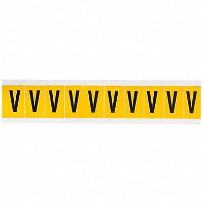 Letter Label V 1-1/2in.Hx7/8in.W