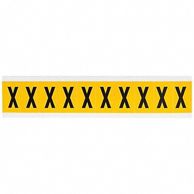 Letter Label X 1-1/2in.Hx7/8in.W