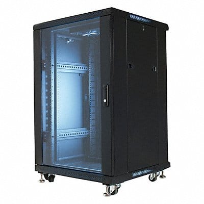 Equipmnt Rack Enclosure Steel 23.6 in D