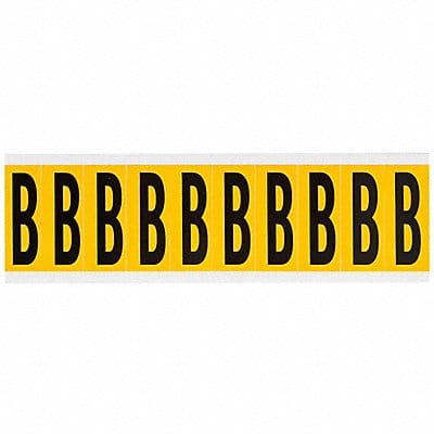 Letter Label B 2-1/4in.Hx7/8in.W Vinyl