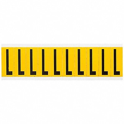 Letter Label L 2-1/4in.Hx7/8in.W Vinyl