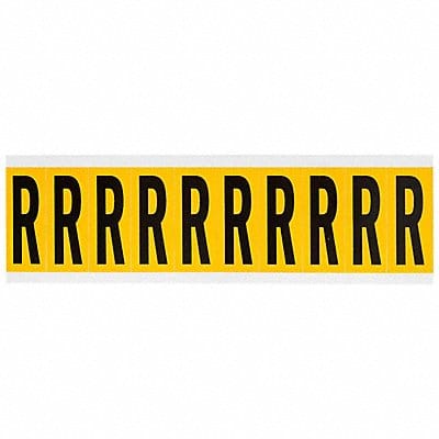 Letter Label R 2-1/4in.Hx7/8in.W Vinyl