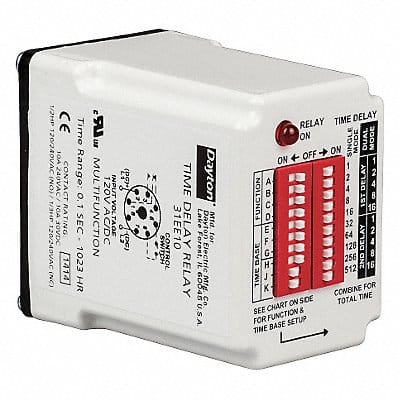 MultiFunTimeDelayRelay 120VAC 8Pins