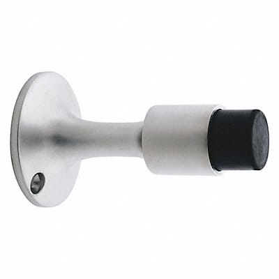 Door Stop Wall Mount Satin Chrome