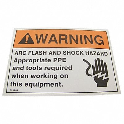 Warning Label 3.5x5in Polyester Lam PK5