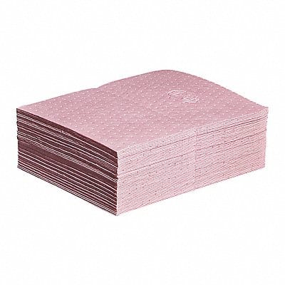 Absorbent Pad Chem/Hazmat Pink PK50