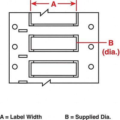 Wire Marking Sleeves 2 in W 1.66 in L