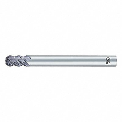 Ball End Mill Single End 1/4 Carbide