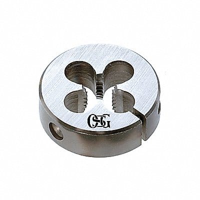 Round Threading Die 3/8 -16 HSS