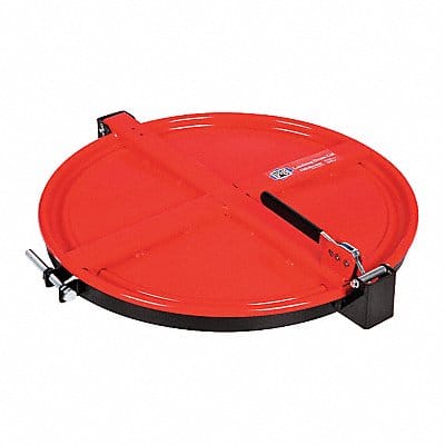 Drum Lid Red Steel 20 gal 30 gal