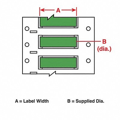 Wire Marking Sleeves 2 in W 1.66 in L