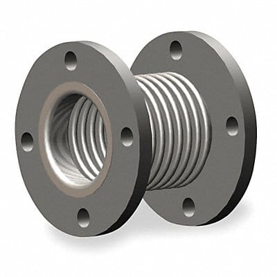 Metal Expansion Joint 3 Dia Flange Steel