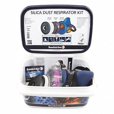 Half Mask Respirator Kit M/L Blue