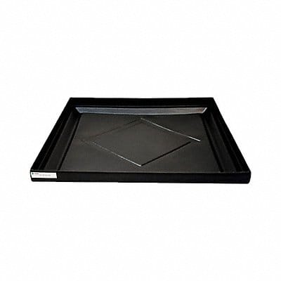 Spill Tray Black 36 gal HDPE