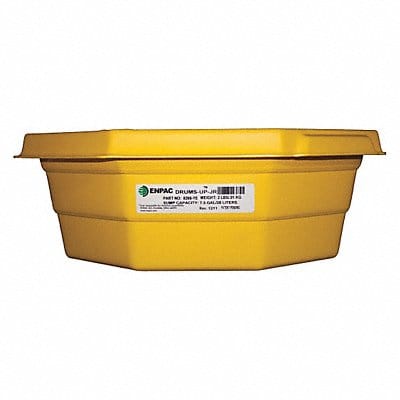 Spill Tray Yellow 7.5 gal HDPE