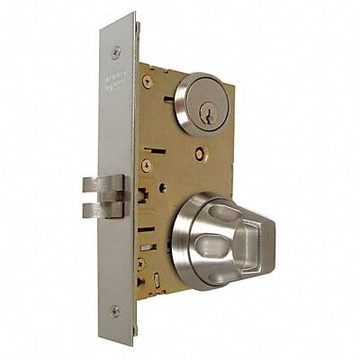 Knob Lockset Mechanical Mortise Grd. 1