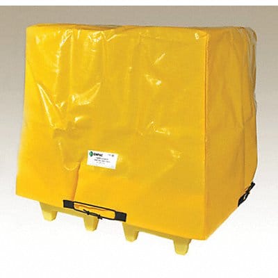 Tarp Cover 57inLx57inWx44inH PVC Yellow