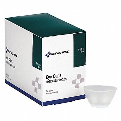 Eye Cup Non-Sterile Clear Plastic