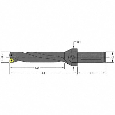 Indexable Insert Drill 1-1/4