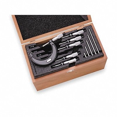 Micrometer Set 0 to 6 In 0.001 In