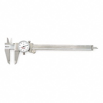 Dial Caliper w/Case 8 In White