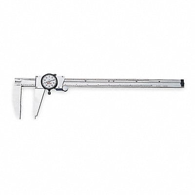 Dial Caliper 12 In 3 In Jaws White