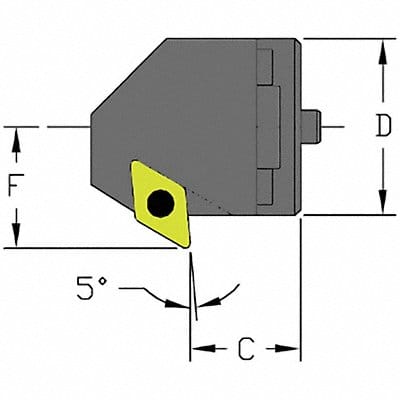 Indexable Cutting Head DCMT 1.9680