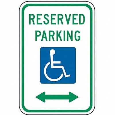 Reserved Parking Parking Sign 18 x 12