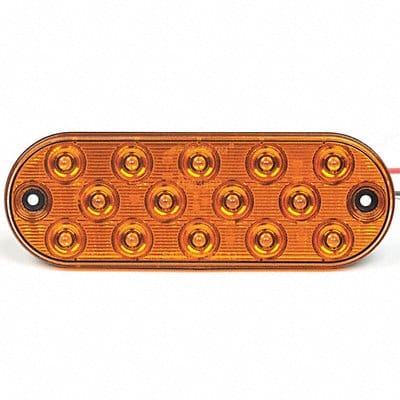 Stop/Turn/Tail Light Oval Amber 6-1/2 L