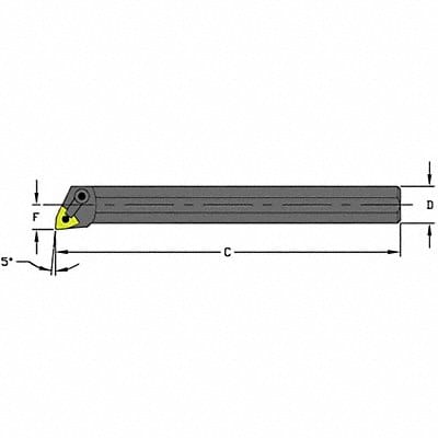 Indexable Boring Bar 1.4700 HSS