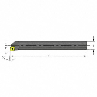 Indexable Boring Bar 1.4650 HSS