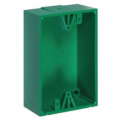 Back Box Polycarbonate Green