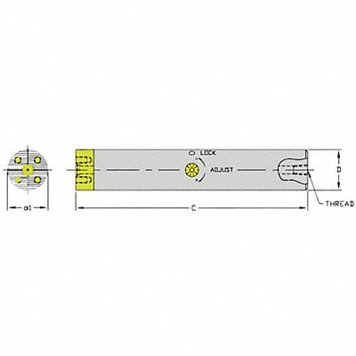 Indexable Boring Bar 1.5750