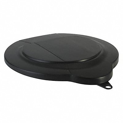 Pail Lid Black 9 3/4 in Diameter